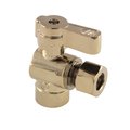 Kingston Brass KF4320PB 1/2" Sweat x 3/8" OD Comp Angle Stop Valve, Polished Brass KF4320PB